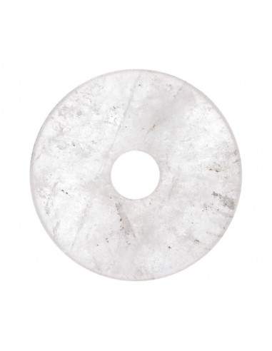 Donut Grande de Cuarzo Blanco