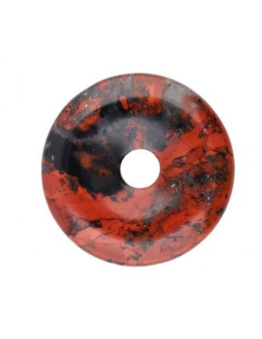 Donut Pequeño de Jaspe Rojo Moteado