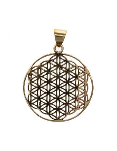 Bronze Pendant Flower of Life Large...