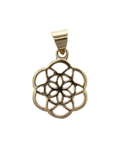Pendentif Fleur de Vie en Bronze...