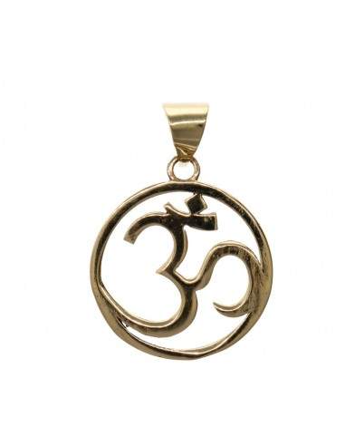 Bronze Om Pendant -3-