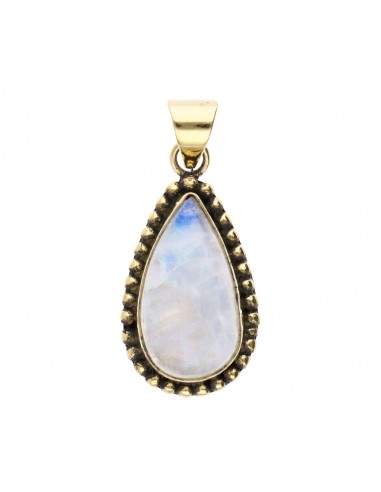 Bronze Pendant with Mineral -51-