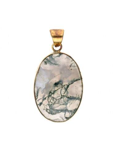 Pingente de Bronze com Mineral -59-