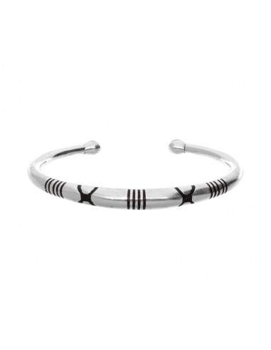 Pulseira de banho de prata -B32-