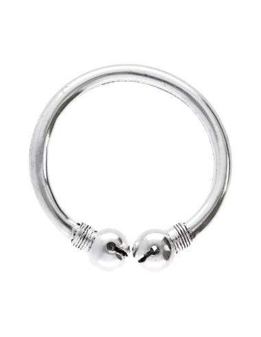 Silver Plated Rattlesnake Bracelet -B38-