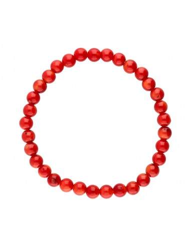 Pulsera Coral Teñido 6mm