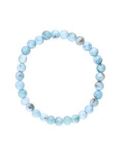 Pulseira larimar 6mm 2