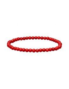 Bracelet de corail teinté 4mm