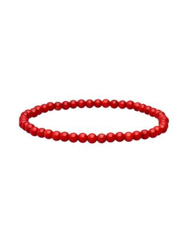 Pulsera Coral Teñido 4mm
