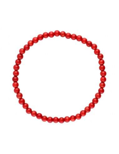 Pulsera Coral Teñido 4mm