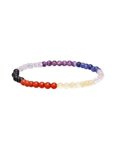 Chakra Bracelet with Onyx 4mm -2-