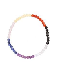 Bracelet Chakras avec Onyx... 2