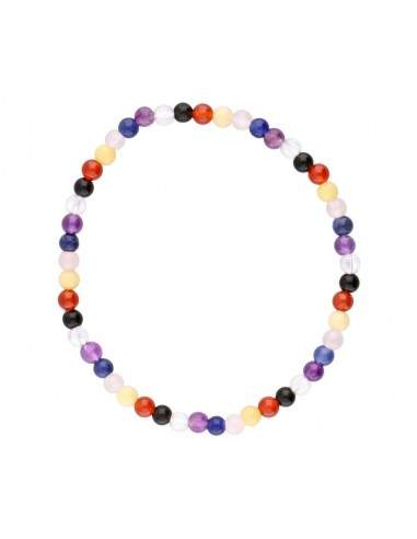 Mix Chakras 4mm -2- Bracelet