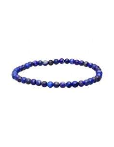 Pulseira de lápis-lazúli 4mm
