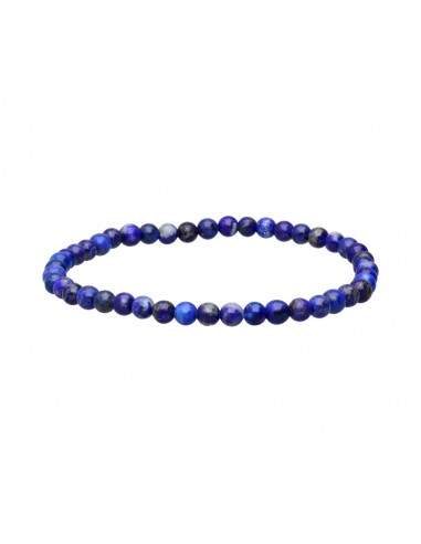 Bracelet en lapis-lazuli 4mm