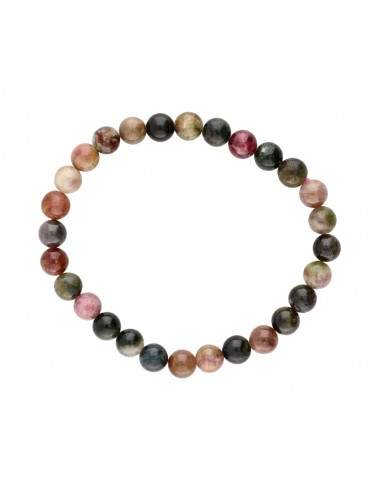Pulsera de Turmalina Multicolor 6mm