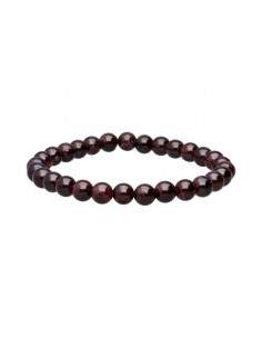 Bracelet en grenat 6mm