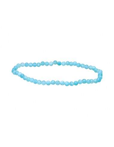 Facetada Amazonite peruana 3mm Bracelete