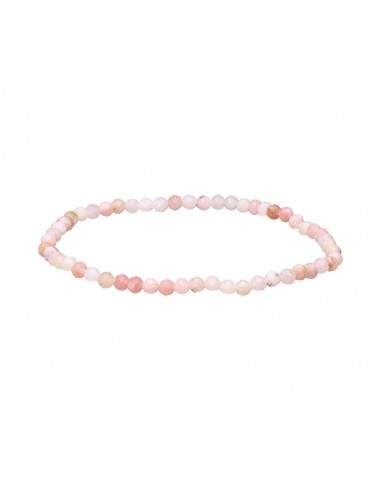 Pulseira Opala Rosa Faceted 3mm