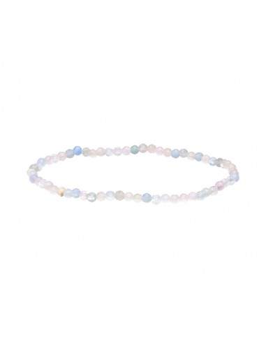 3mm Faceted Aquamarine and Morganite...