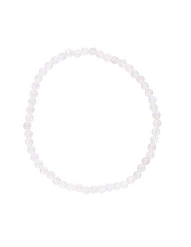 Pulsera Facetada de Piedra Luna 3mm
