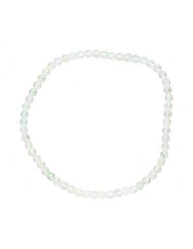 3mm Prehnite Faceted Bracelet