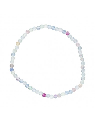 Fluorite Faceted Bracelet 3mm