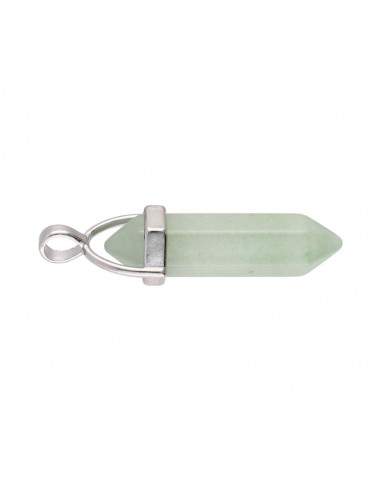 Petit pendentif en quartz vert...