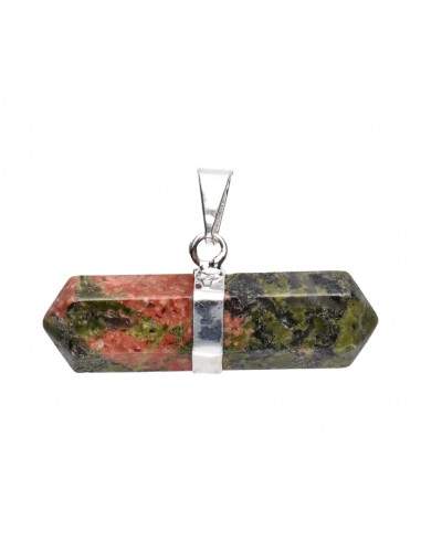 Colgante de Jaspe Unakita Biterminado...