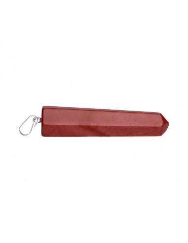Polished Red Jasper Point Pendant