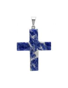 Sodalite Cross Pendant