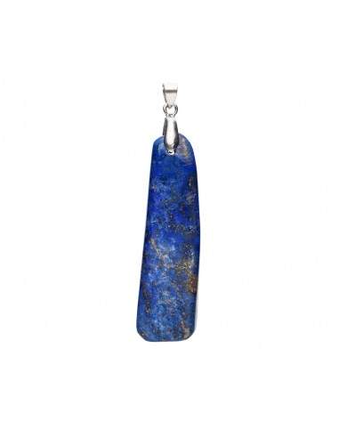 Large Lapis Lazuli Rhodium Plated...