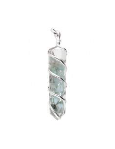 Larimar Pendant with Resin...