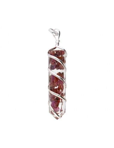 Pendentif Tourmaline rose avec...