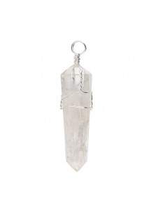 Selenite Pendant with Resin...