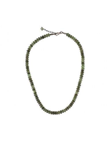 Collier de Moldavite à facettes en...