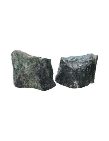 Larimar paire semi-polie