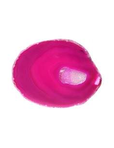 Fuchsia Dyed Agate Plate...