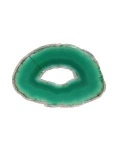 Medium Dyed Green Agate Plate