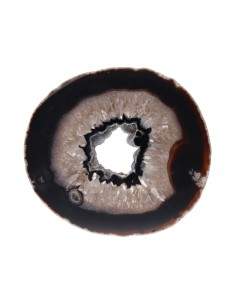 Grande plaque d'agate noire...