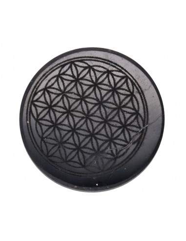 Shungite Placa Adesiva Flor da Vida
