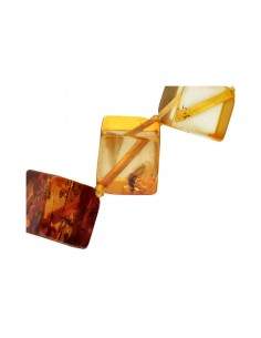 Colar de âmbar com inseto... 2