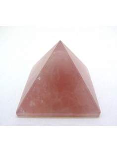 Pirámide 4x4x3cm Cuarzo Rosa