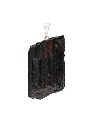 Rough Black Tourmaline Pendant