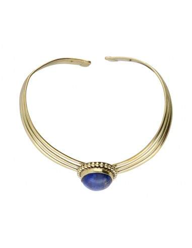 Bracelet en bronze avec Lapis Lazuli...