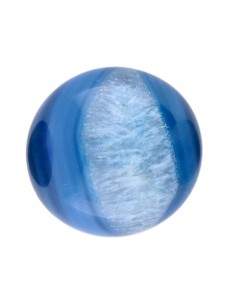 Esfera de Ágata Azul Tingida