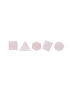Rose Quartz Platonic Shapes... 2