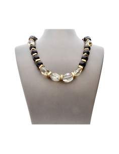 Collier d'onyx et de...