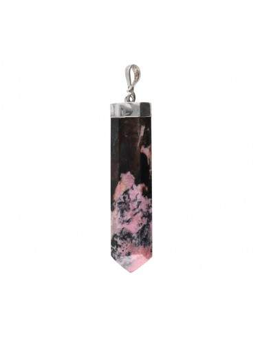 Rhodonite Polished Point Pendant in...