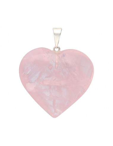 Rose Quartz Heart Pendant